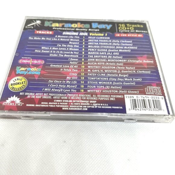 Karaoke Bay: Singing Idol: Vol. 1 - Music CD - Karaoke Bay -  2005-03-08 - Seg - - Picture 3 of 3